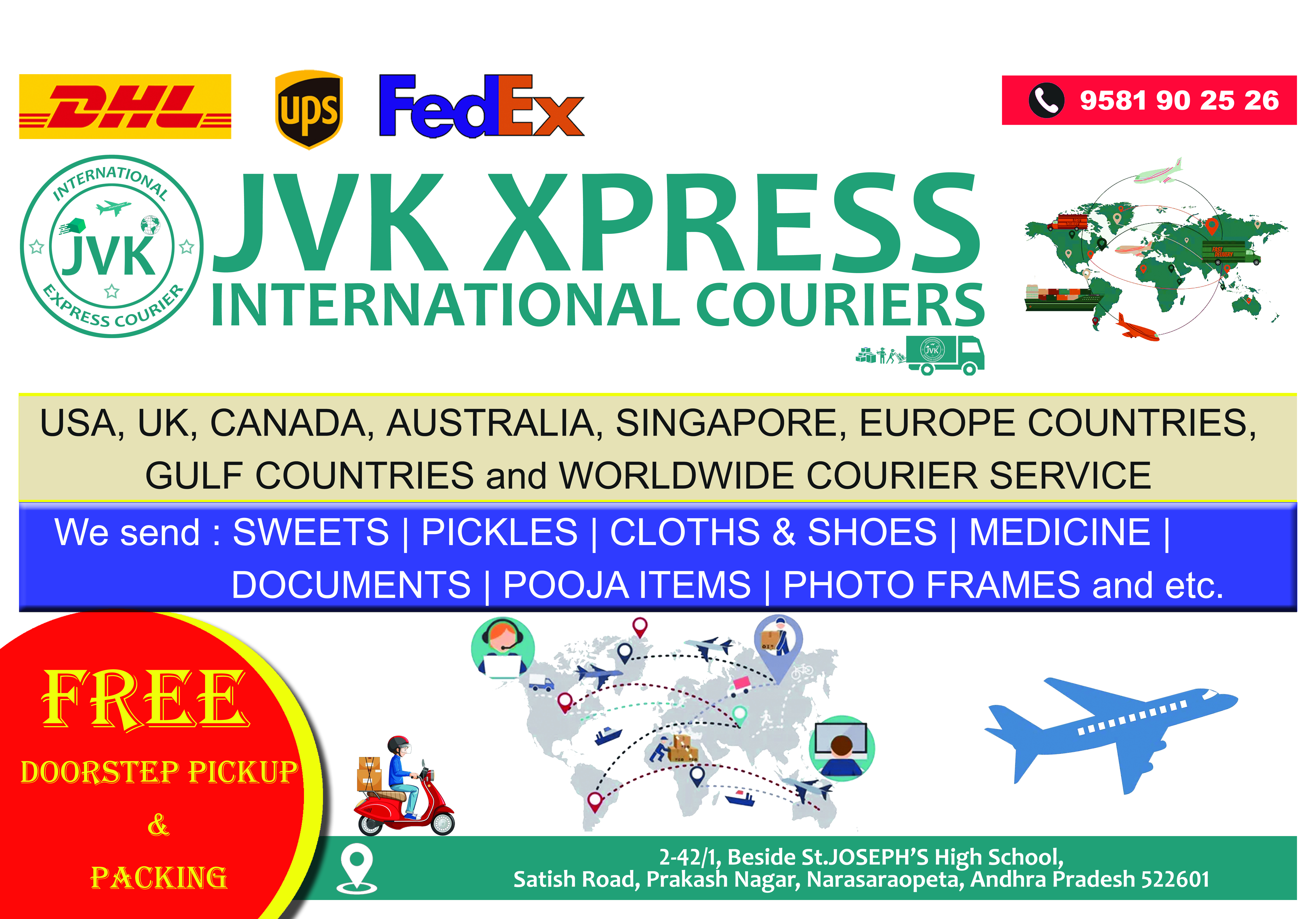 international packing service in chilakaluripet